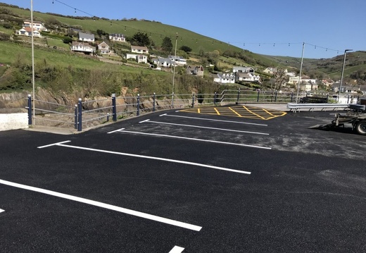 Re-tarmacing Coastal Carpark Area